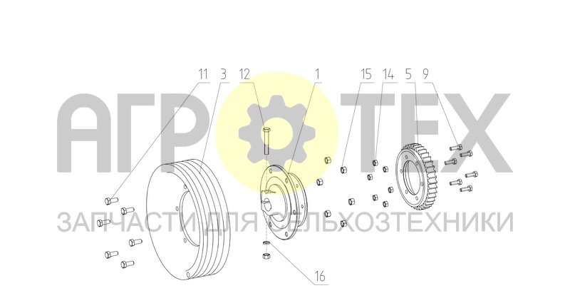 Схема 142.03.00.550 Ростсельмаш